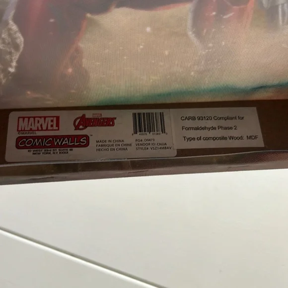 Marvel Avengers Characters Comic Wall Canvas - Picture 3 of 3